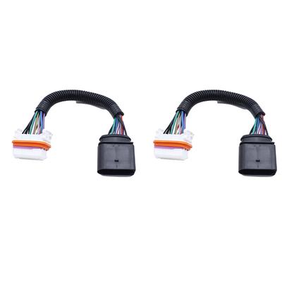 2X Für 03-06 Cayenne Kabelbaum Lampe Xenon Frontstecker 95563123911 Xenon Scheinwerfer Kabelbaum
