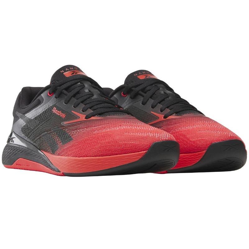 Reebok Nano X5 Low Top Running Shoes Unisex Black Red 100209363