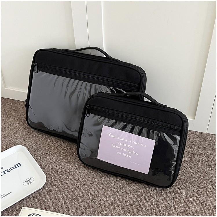 

TS JYL laptop bag,Korean iPad Sleeve Simple Shockproof 12.9 13.3 Inch MacBook INS large чорний