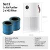 37W Household HEPA Air Purifier Wireless Portable Activated Carbon Air Cleaner Desktop PM2.5 Dust Formaldehyde Adsorption Equipment