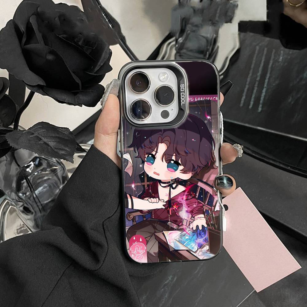 

U-Love And Deepspace Phone Case For IPhone 16 17 15 14 12 13 Pro Max Black Color Shockproof Cover iPhoneXSMAX