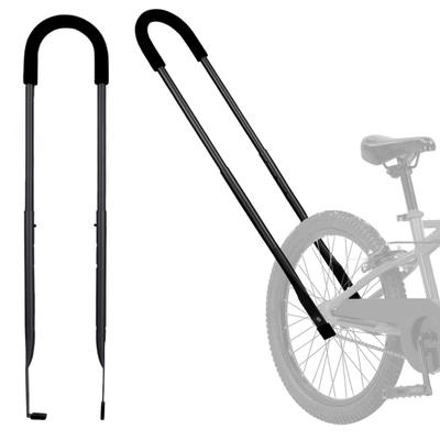 Kinder Fahrrad Sicherheit Trainer Griff Rutschfeste Schwamm Umwickelt Heavy Duty Kinder Radfahren Lernen Bike Balance Push Bar Fahrrad Zubehör