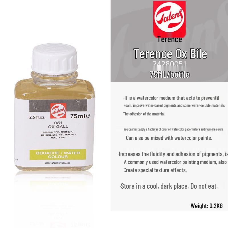 Terence Professional Watercolor Masking Fluid - Special Ox Gall Juice for Chinese Painting & Gouache.
