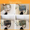 Vintage Pu Mini Box Bag With Top Flap Closure For Casual Outings