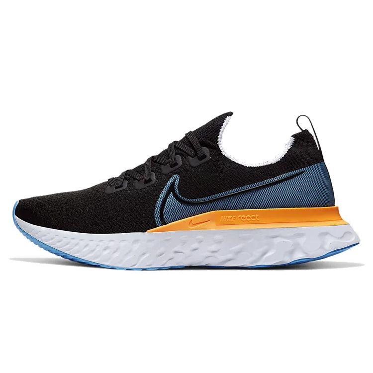 

Nike React Infinity Run FK University Синие мужские кроссовки черные CD4371-007