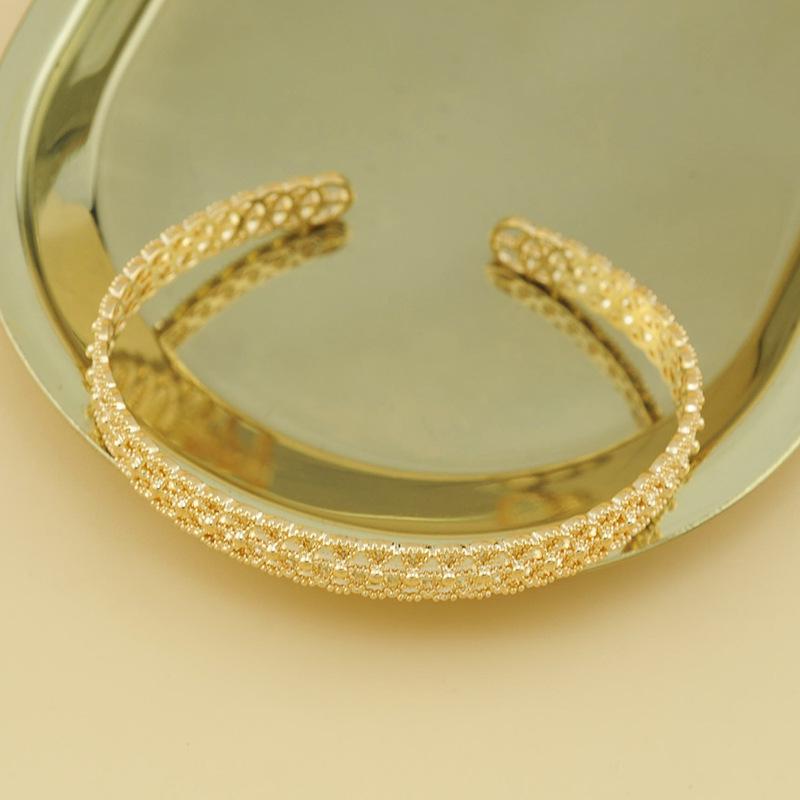LOVE Copper Wire Wrapped Open Bangle: Personalized  Fashionable Bracelet