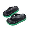 2025 New Summer Women's Elevated Flip Flops Thong Style Thick Sole Non-slip Soft Sole Lightweight Versatile Outdoor & Home Wear