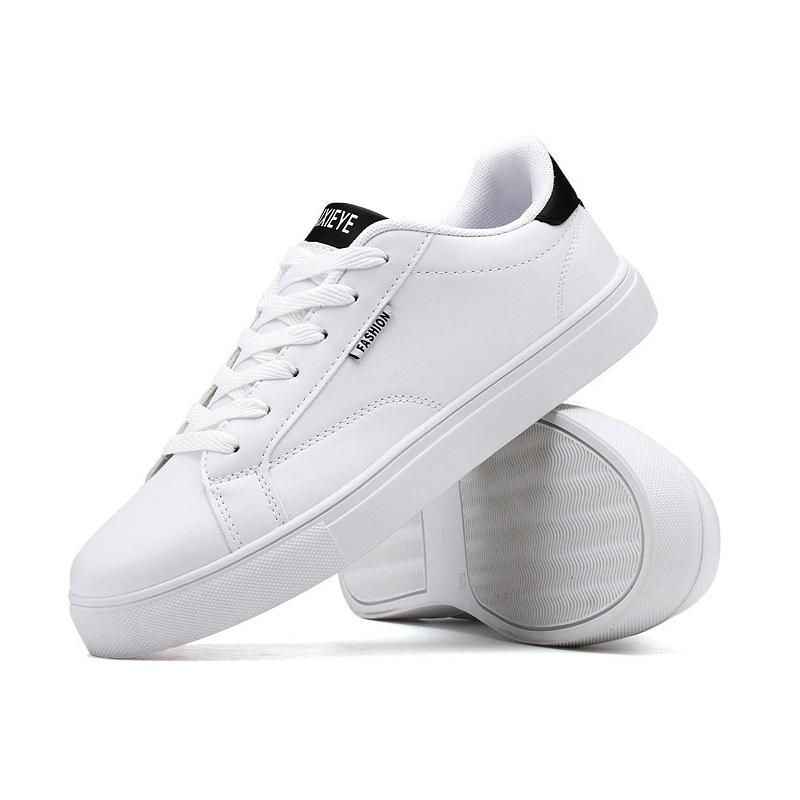 Men's Casual Skateboarding Shoes White Shoes Outdoors Leisure Sneakers Breathable Walking Shoes Flat Shoes Chaussure Homme 39-48