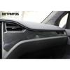 Center Console Dashboard Panel Strip Molding Trim For Tesla Model X 2016-2018   Carbon Fiber Accessories Car Styling