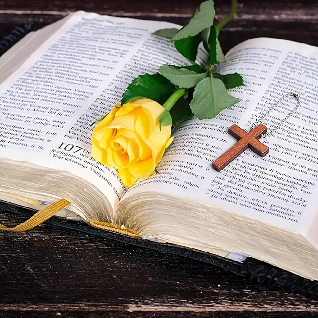 10/20/30/40pcs Home Decoration Handmade Accessory Scrapbooks Craft DIY Natural Wooden Christian Cross Pattern Ornamentation