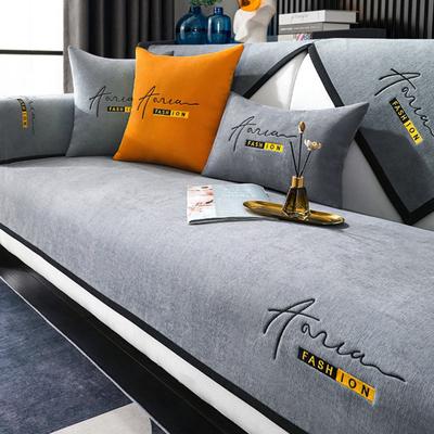 Copridivano ricamato, copridivano in ciniglia, copridivano universale per soggiorno, copridivano a 1/2/3/4 posti