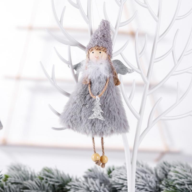 1~10PCS New Year Christmas Elf Doll  Kids Gift Xmas Tree Decor Plush Angel Pendant Christmas Decor 2024 Navidad Home Decor