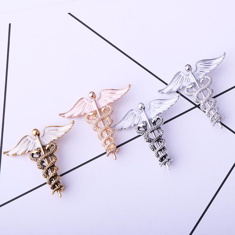 Collar Clothing Rod Angel Wings Badge Snake Corsage Accessories Jewelry For Men Women Vintage Animal Brooch Pins Gift
