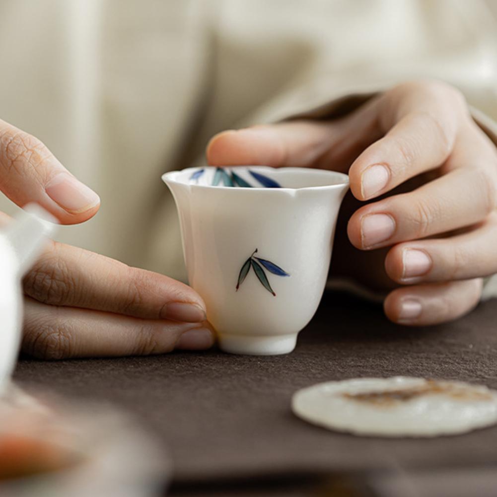 Hand-Drawn Tasting Cup 40ml Capacity Sake Cup Best Present