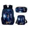 Harry Potter Rucksack für Schule und Reisen aus Nylonmaterial mit 20 l Fassungsvermögen für Schüler und Jugendliche