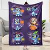 Summer Adventure Friends Blanket Comfortable Perfect for Office Chair Seaside Sofa for All Occasions Warmthful Decor