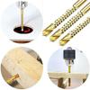 Feb.12Pcs Cobalt Drill Bit Set Hole Saw Grooving Set Woodworking Sawtooth Drill Slotted Drill
