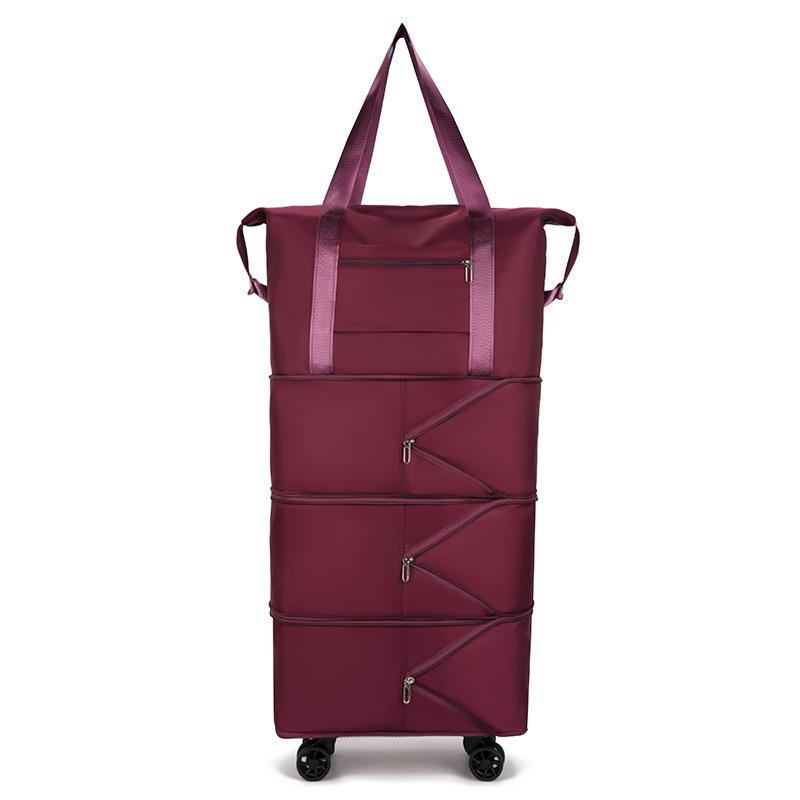 Универсальная дорожная сумка на колесах Легкая портативная сумка для багажа Сумка для хранения Сумка для будущих мам Разделение сухого и влажного Большая вместимость Фитнес Йога