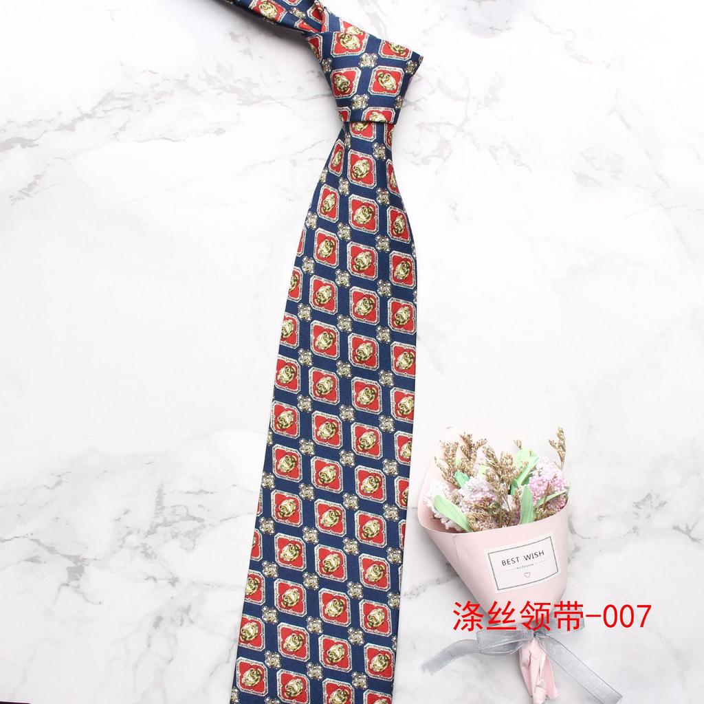 9Cm Men'S Tie, Polyester Silk Exquisite Printed Tie, Business Casual Suit Tie