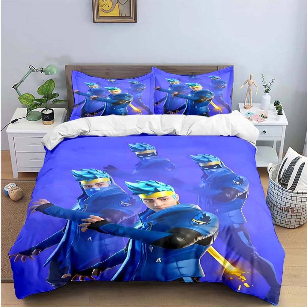 3D Fashion Game Cartoon Character Print Bedding Sets Bed Supplies Set Duvet Cover Bed Comforter Set Bedding Set Gift