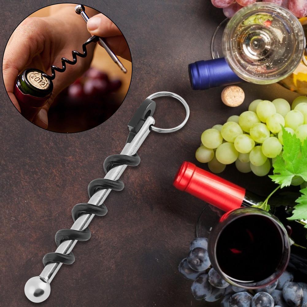 

Multifunctional Mini Stainless Steel Wine Bottle Opener Keyring