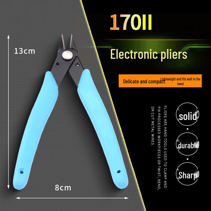 Mini Szczypce Diagonalne z Długim Nosem: Elektryk Elektronika Model Obcinaczki do wyprasek 170 Gundam Szczypce przemysłowe.