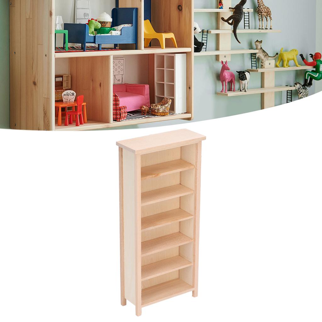 1:12 Scale   Miniature Bookcase Simulation   Decoration Furniture