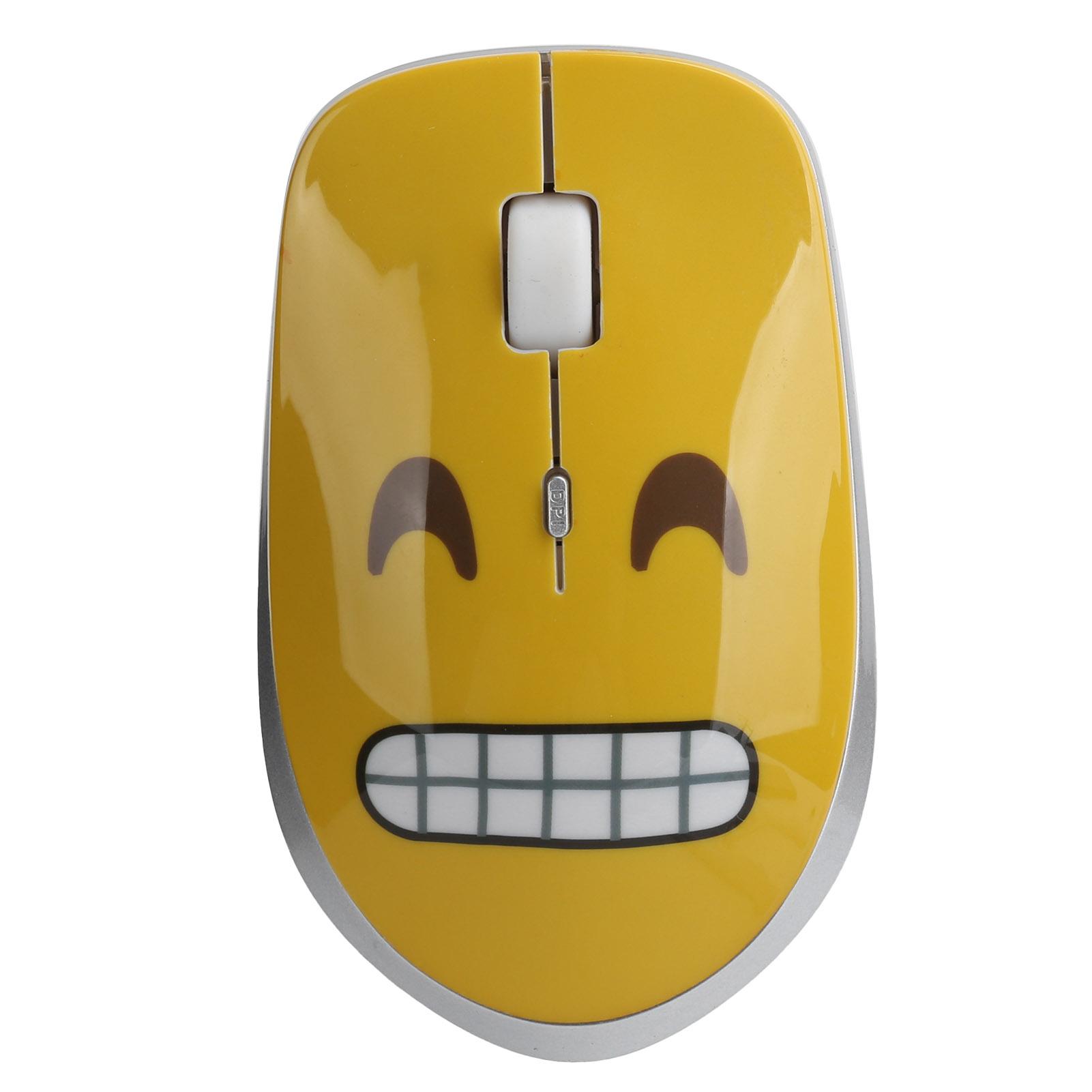 

Беспроводная мышь Бесшумная Милая Экспрессия Офисные Игровые Мыши Аксессуары для Ноутбука Настольного Компьютера Ухмылка