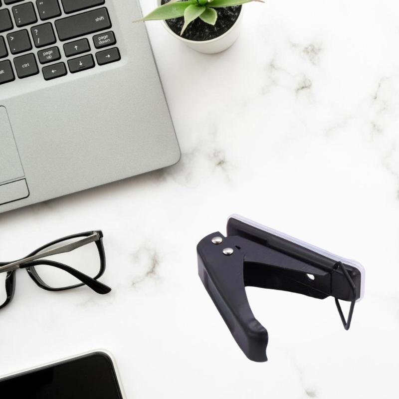 1/4Inch Single Hole Puncher Heavy Duty Metal Holes Punches Ergonomic Paper Punchers 20 Sheets Capacity For Paper