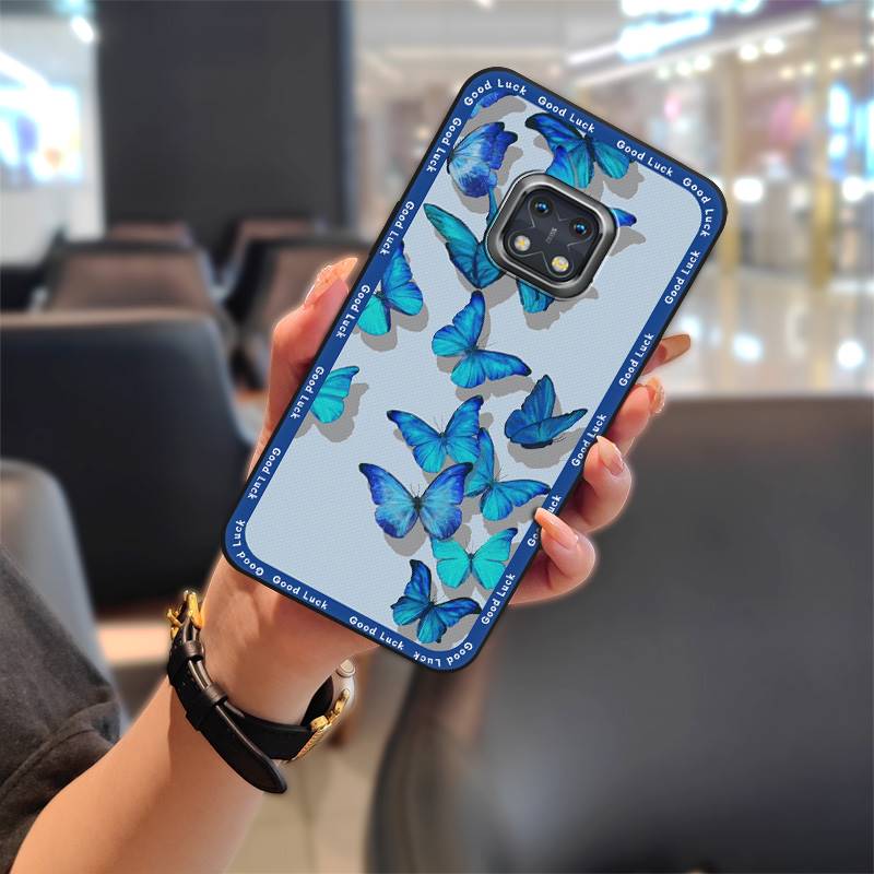 TPU Soft Case Phone Case For Nokia XR20 Waterproof Shockproof Protective Dirt-resistant Back Cover Full Wrap Cartoon