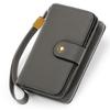 GAEKEAO Dámská peněženka Krátká Jednoduchá Kapsička na mince Přezka Zip Více přihrádek na karty