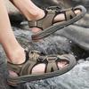Modeschuhe Herren Outdoor Freizeitsandalen atmungsaktiv Sommerschuhe Sandale Herren Mesh Sandalen Wandersandalen Herrenschuhe