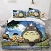 Luxuriöse Mein Nachbar Totoro Bettbezüge Kinder Cartoon Bettwäsche Set Bettdeckenbezug Einzelbett Doppelbett Schlafzimmer Bett Dekor für Teenager Beste Geschenke