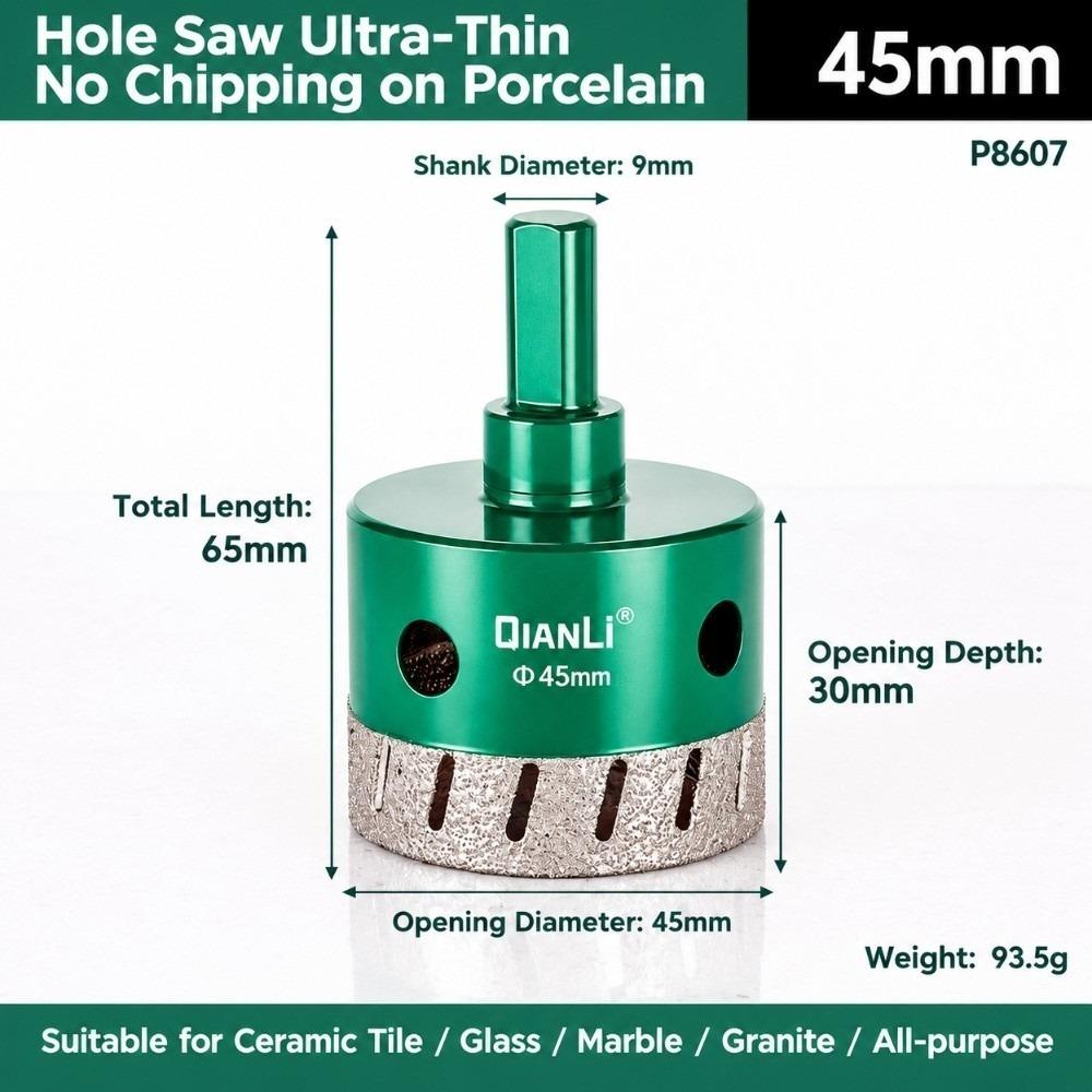 Dry Cutting Diamond Hole Cutter Triangular Shank Stone Hole Saw Hole Saw Slate Cutting