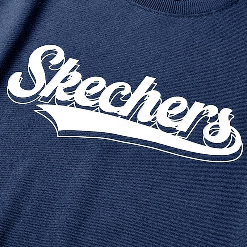Skechers Colorful Sweatshirt Unisex Medieval Blue FHL323U075-007D