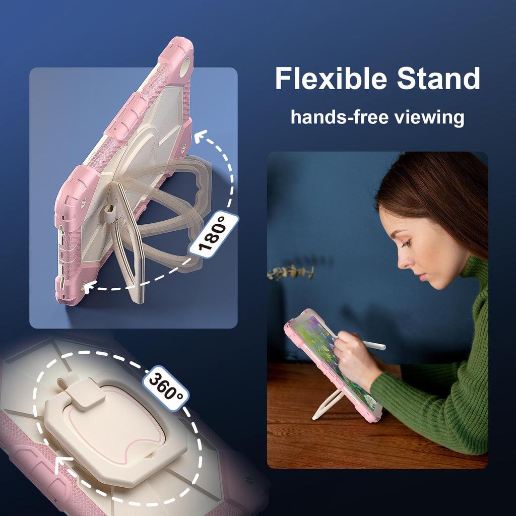 Samsung Tab A9+ 11" Ochranný obal na tablet otočný o 360° proti pádu se stojánkem