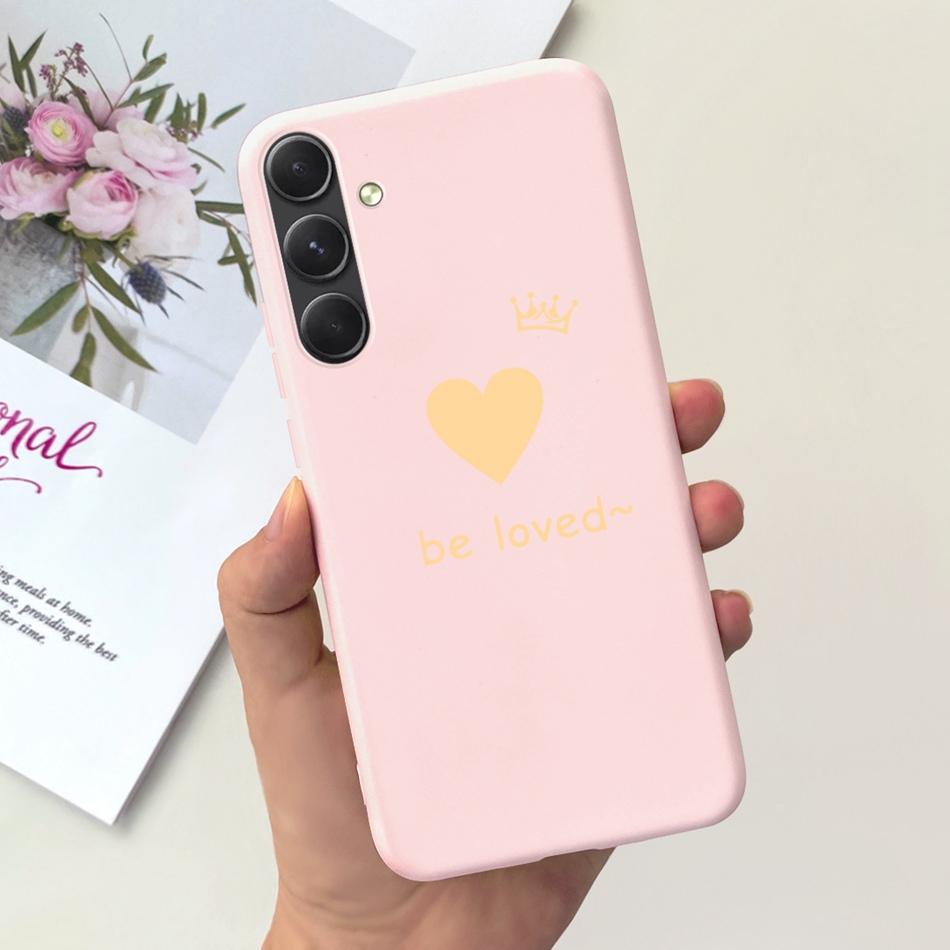 For Samsung Galaxy A55 Phone Case Samsung A55 5G SM-A556B Fashion Moon Pattern Soft Silicon Back Cover