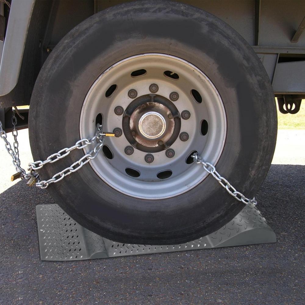 Tapis de stationnement antidérapant pour garage Choc de roue automatique Butée de positionnement Tampons Aide au stationnement de garage Bouchon de pneu automatique Accessoires de stationnement