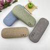 Glasses case Myopia eye box Cotton and linen girl's simple Harajuku boys creative personality portable anti-pressure sunglasses case