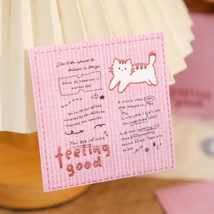 Scrapbooking Decoration Paper 60 Sheets 80x80MM Pocket Notepads for Daily Journaling Note Taking Scrapbooking Crafting