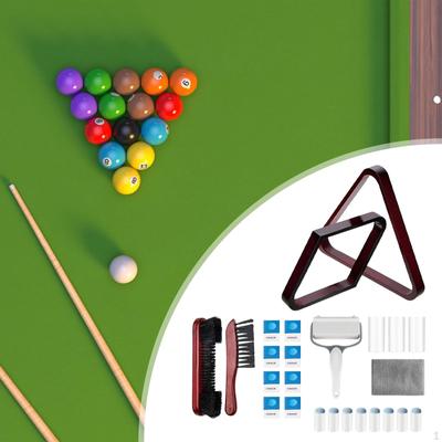 Billiard Ball Rack Table Triangle Heavy Duty Hair Roller Pool for