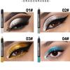 12 Colors Beauty Highlighter Eyeshadow Pencil Pen Eyeliner Pearlescent Long Lasting Silky Waterproof Pen Eyeshadow Stick Glitter Smooth Eyeshadow Pen