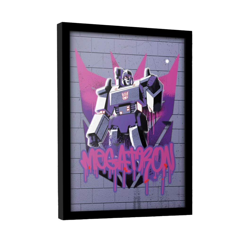 Transformers Graffiti Megatron Framed Poster