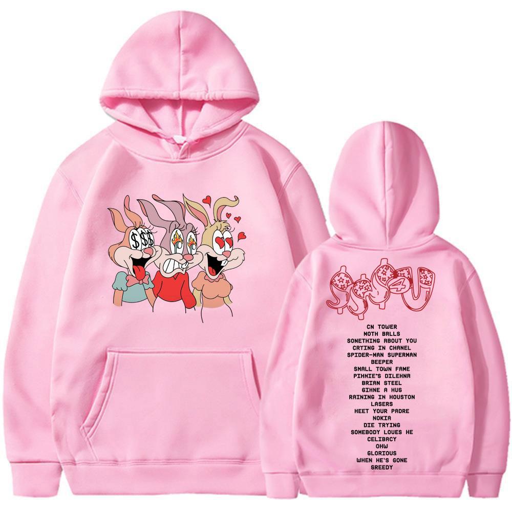 Hip Hop Fashion Hoodie Rapper PARTYNEXTDOOR & Drake Some Sexy Songs 4 U SSS4U Hoody Oversized Casual Fleece Pullovers Streetwear