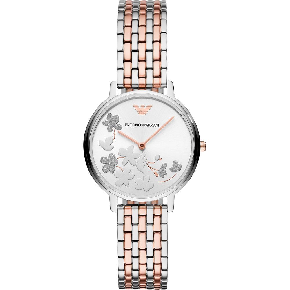 

Emporio Armani Historical Collection Silver Bicolor Rose Ladies Quartz Watch AR11113 серебряный