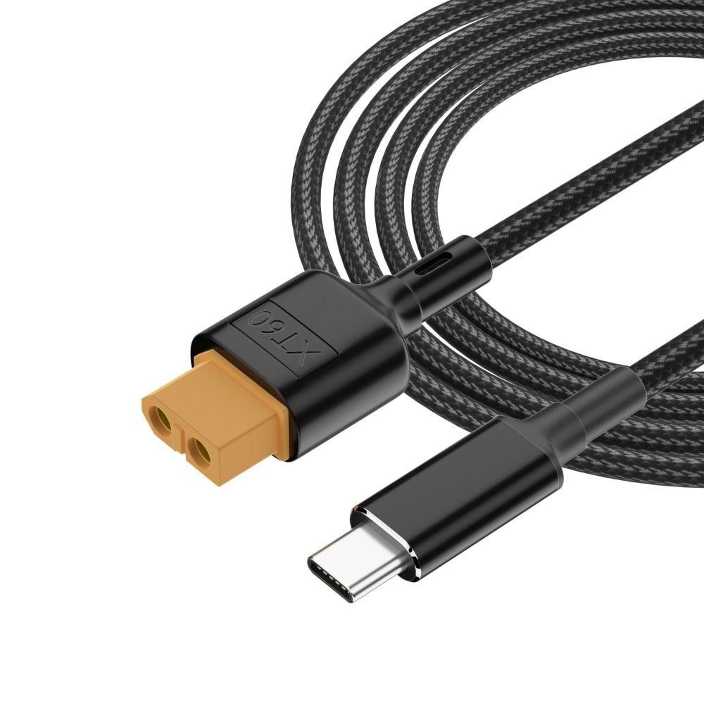 Adapter Wire XT60 To Type-C Adapter Cable 20V  5A USB-C To XT60 Charging Cable  for ToolkitRC