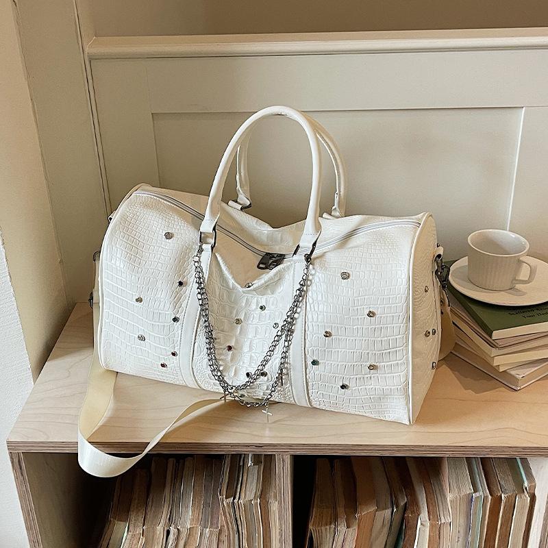Borsa da Viaggio di Grande Capacità Borsa da Palestra Leggera da Donna Borsa Portatile per Viaggi a Breve Distanza Borsa da Viaggio