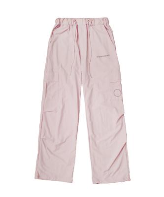ETRE AU SOMMET Nylon Cargo Long Pants (Light Pink)