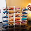 Vitrine para Carro Modelo Escala 1/64 Caixas Transparentes para Exibir Carros de Brinquedo Caixas Protetoras Transparentes para Colecionadores Hot Wheels Matchbox