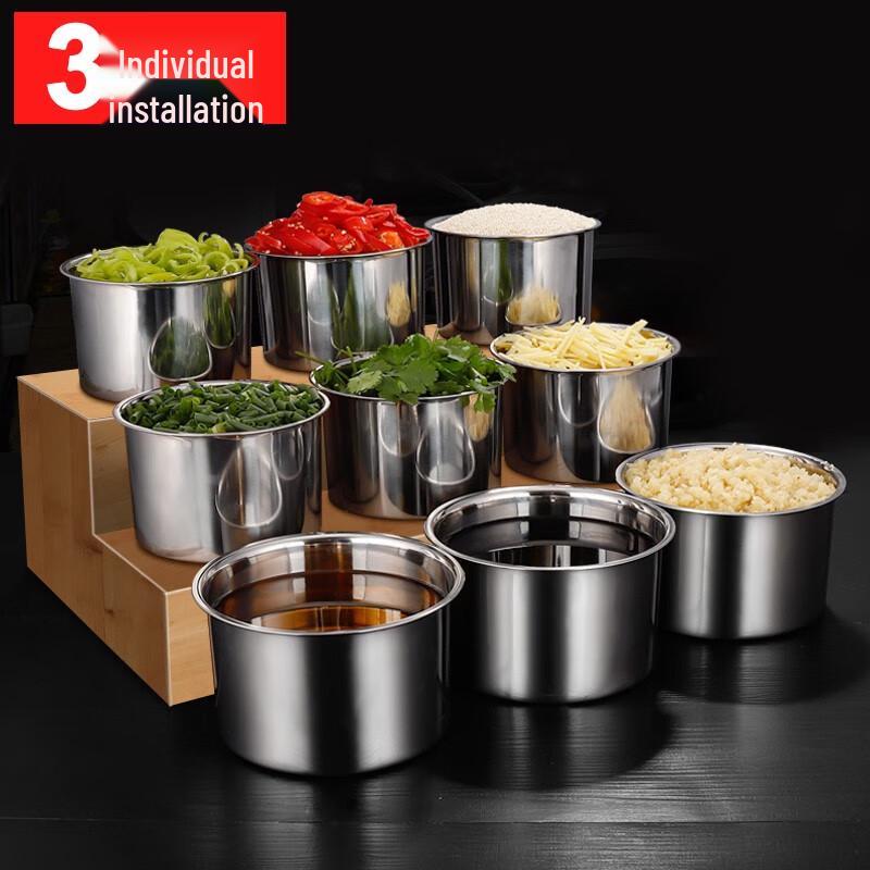 Odin 304 Stainless Steel Seasoning Jars (3-pack)